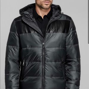 GUESS by Marciano Men's Hooded Contrast Jacket